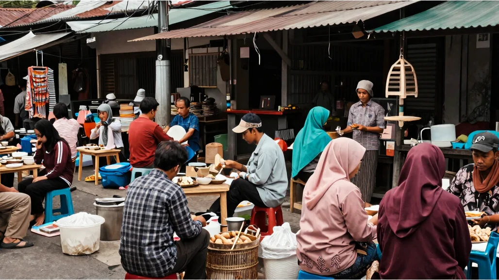 Fotografi jurnalistik editorial: pasar tradisional di kota daerah